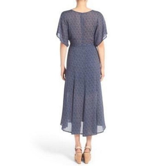Sanctuary Mischa Midi Wrap Dress in Indigo Mandala, Medium - Picture 4 of 15